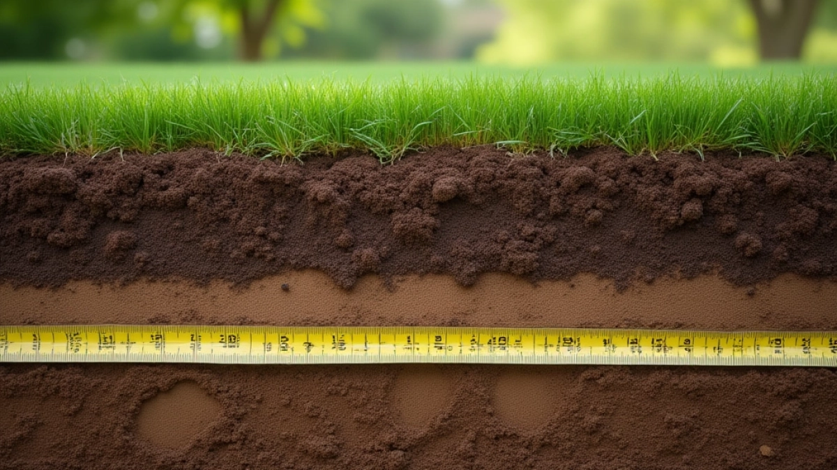 Ile cm ziemi pod trawnik