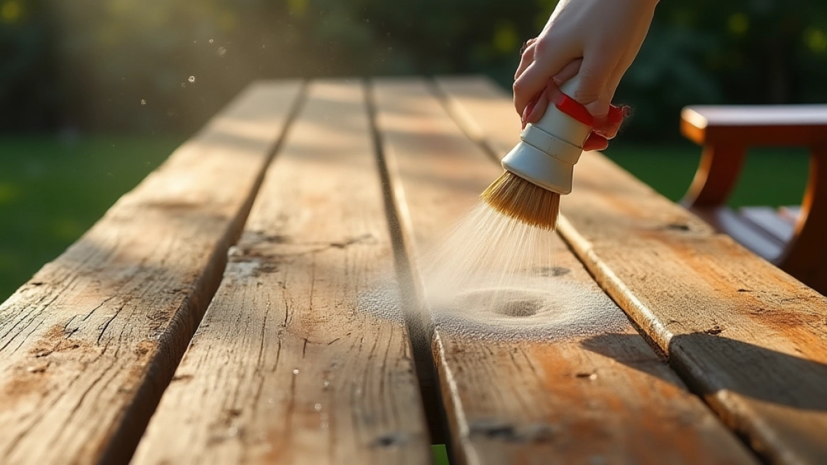 Jak czyścić drewniane meble ogrodowe