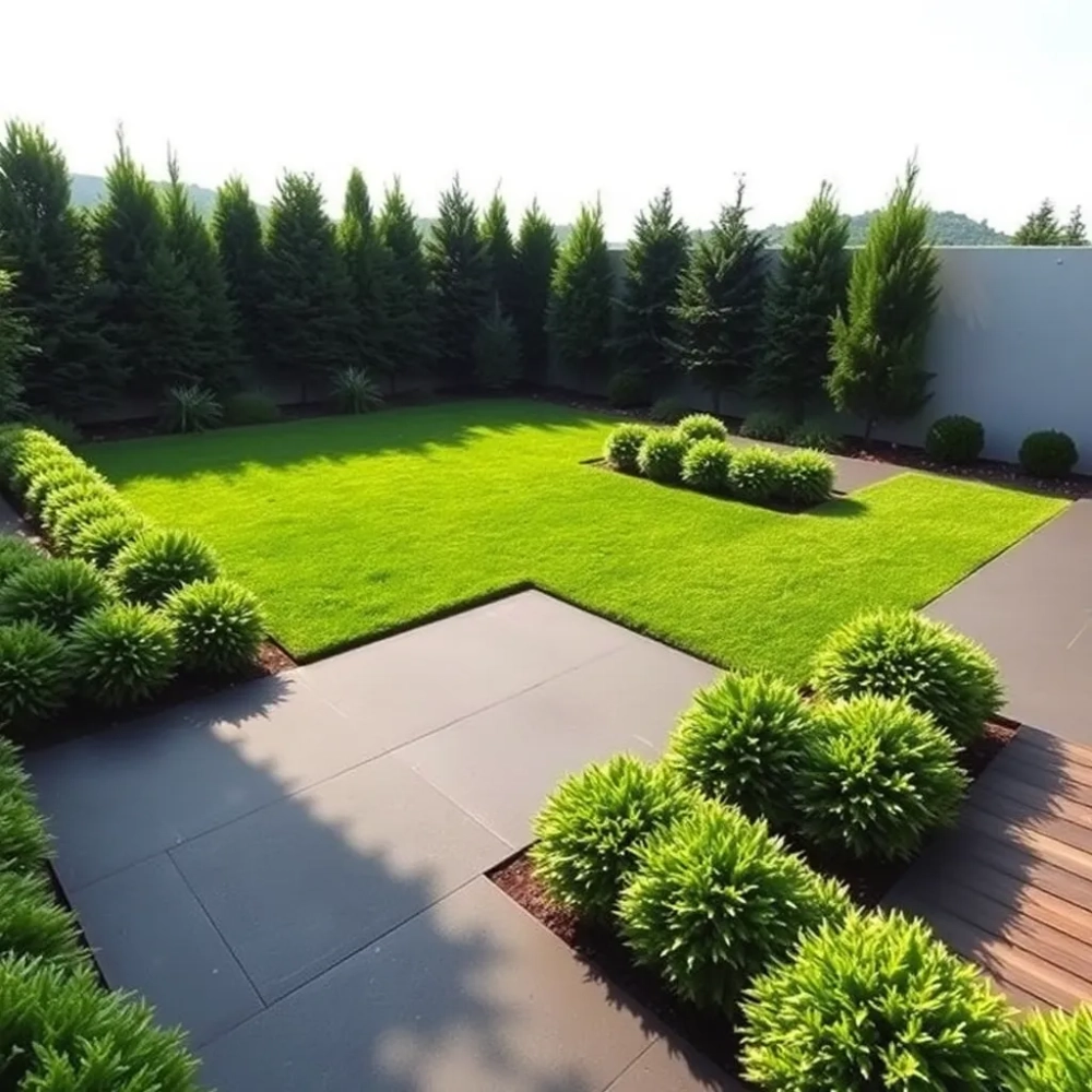 Ogród nowoczesny realizacje