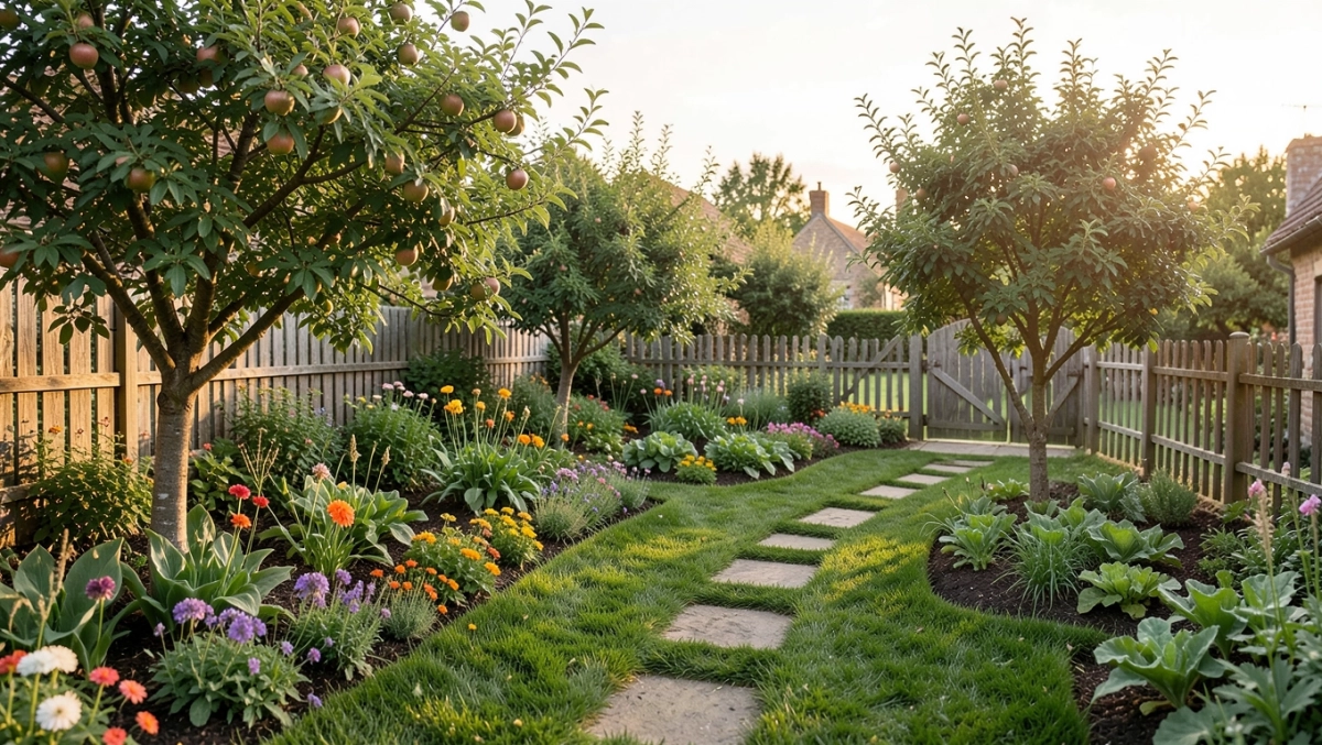 ogród wiejski projekt