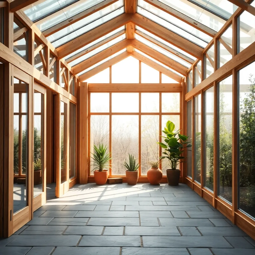 Ogród zimowy drewniany cena