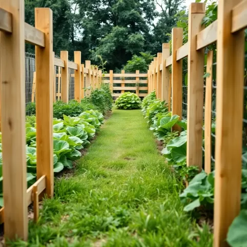 Czym ogrodzić ogródek warzywny