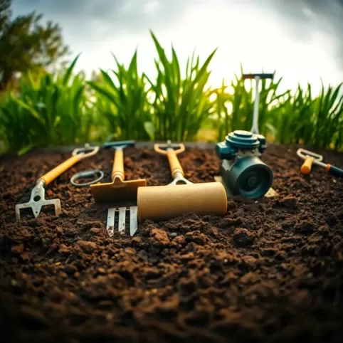 Czym ubić ziemię pod trawnik