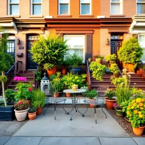 Mały Ogródek Przed Domem Szeregowym