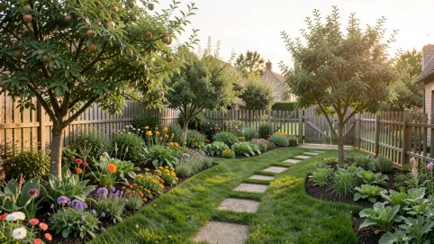 ogród wiejski projekt