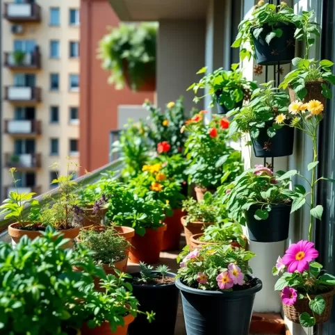 Ogródek w bloku inspiracje