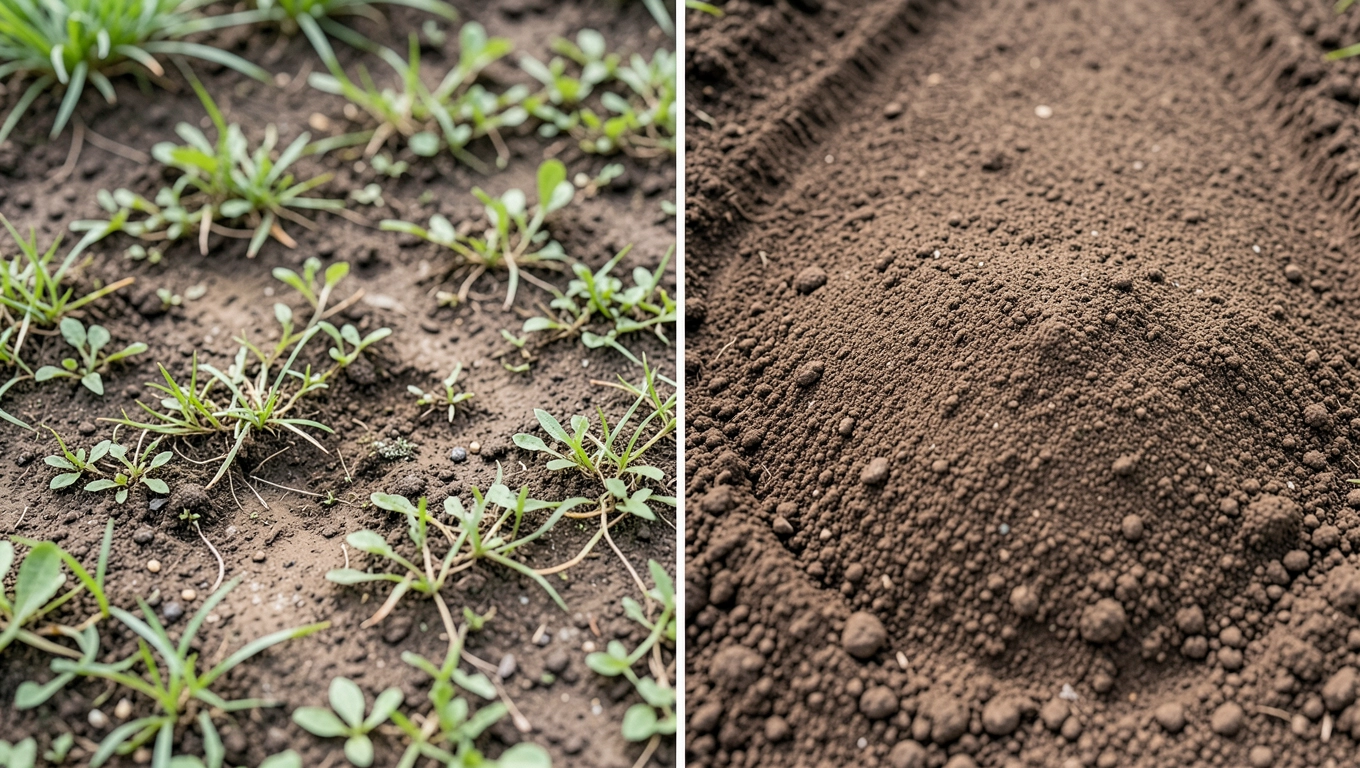 wymiana gruntu pod trawnik